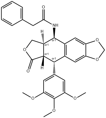 Podophyllotoxin, derivative of 구조식 이미지