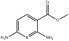 3-Pyridinecarboxylic acid, 2,6-diamino-, methyl ester 구조식 이미지