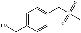 [4-(methanesulfonylmethyl)phenyl]methanol Structure