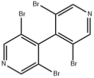 4,4'-Bipyridine, 3,3',5,5'-tetrabromo- Structure