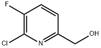 2-Pyridinemethanol, 6-chloro-5-fluoro- Structure