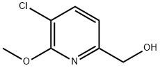 2-Pyridinemethanol, 5-chloro-6-methoxy- Structure