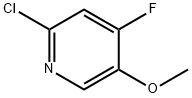 Pyridine, 2-chloro-4-fluoro-5-methoxy- Structure