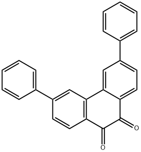 9,10-Phenanthrenedione, 3,6-diphenyl- Structure