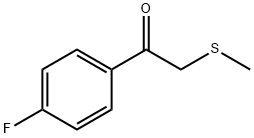 Ethanone, 1-(4-fluorophenyl)-2-(methylthio)- 구조식 이미지