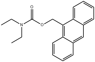 9-anthrylmethyl N,N-diethylcarbamate Structure