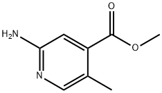 4-Pyridinecarboxylic acid, 2-amino-5-methyl-, methyl ester Structure