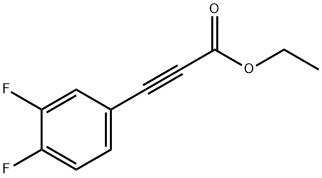 2-Propynoic acid, 3-(3,4-difluorophenyl)-, ethyl ester Structure