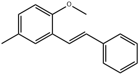 Benzene, 1-methoxy-4-methyl-2-(2-phenylethenyl)-, (E)- (9CI) 구조식 이미지