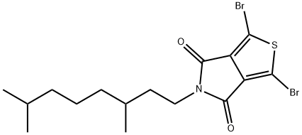1,3-dibromo-5 - (2-hexyldecyl) - 4h-thieno [3,4-c] pyrrole-4,6 (5H) - Dione Structure