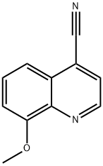 4-Quinolinecarbonitrile, 8-methoxy- Structure