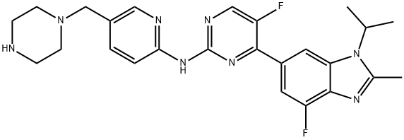 Abemaciclib Metabolites M2 구조식 이미지