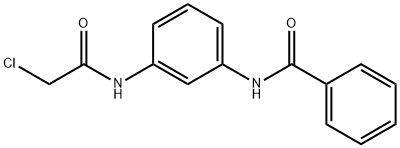 Benzamide, N-[3-[(2-chloroacetyl)amino]phenyl]- Structure