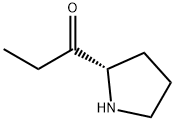 1-Propanone, 1-(2S)-2-pyrrolidinyl- 구조식 이미지