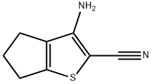 3-Amino-4H,5H,6H-cyclopenta[b]thiophene-2-carbonitrile Structure