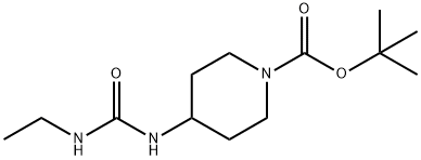 tert-Butyl 4-(3-ethylureido)piperidine-11-carboxylate Structure