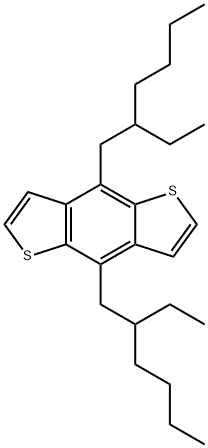 4,8-bis(2-ethylhexyl)benzo[1,2-b:4,5-b']dithiophene Structure