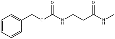 Benzyl N-[2-(methylcarbamoyl)ethyl]carbamate Structure