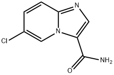 6-Chloroimidazo[1,2-a]pyridine-3-carboxamide 구조식 이미지