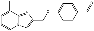 4-({8-Methylimidazo[1,2-a]pyridin-2-yl}methoxy)benzaldehyde 구조식 이미지