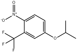 Benzene, 4-(1-methylethoxy)-1-nitro-2-(trifluoromethyl)- Structure