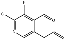5-Allyl-2-chloro-3-fluoroisonicotinaldehyde Structure