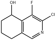 3-Chloro-4-fluoro-5,6,7,8-tetrahydroisoquinolin-5-ol Structure