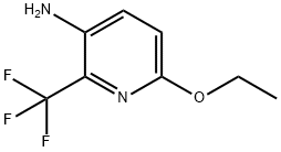 3-Pyridinamine, 6-ethoxy-2-(trifluoromethyl)- 구조식 이미지