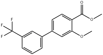 Methyl 2-methoxy-4-[3-(trifluoromethyl)phenyl]benzoate Structure