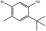 Phenol, 5-bromo-2-(1,1-dimethylethyl)-4-methyl- Structure