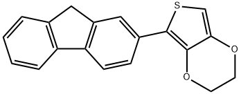 5-(9H-fluoren-2-yl)-2,3-dihydrothieno[3,4-b][1,4] dioxine Structure