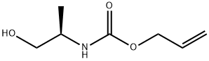 Carbamic acid, N-[(1R)-2-hydroxy-1-methylethyl]-, 2-propen-1-yl ester 구조식 이미지