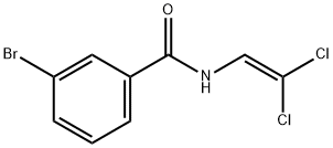 3-bromo-N-(2,2-dichloroethenyl)benzamide Structure