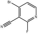 3-Pyridinecarbonitrile, 4-bromo-2-fluoro- Structure