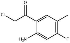 Ethanone, 1-(2-amino-4-fluoro-5-methylphenyl)-2-chloro- Structure