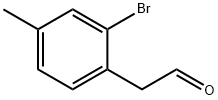Benzeneacetaldehyde, 2-bromo-4-methyl- Structure