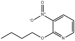 Pyridine, 2-butoxy-3-nitro- Structure