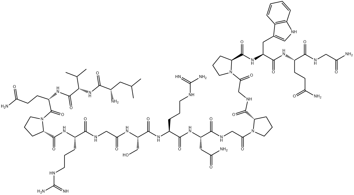 Apelin-36 (1-16) amide (human) 구조식 이미지