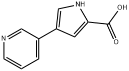 1H-Pyrrole-2-carboxylic acid, 4-(3-pyridinyl)- Structure