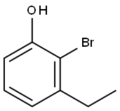 Phenol, 2-bromo-3-ethyl- Structure