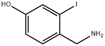 Phenol, 4-(aminomethyl)-3-iodo- 구조식 이미지