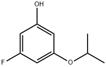 Phenol, 3-fluoro-5-(1-methylethoxy)- Structure