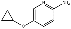 2-Pyridinamine, 5-(cyclopropyloxy)- 구조식 이미지