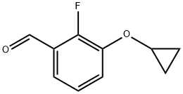 Benzaldehyde, 3-(cyclopropyloxy)-2-fluoro- 구조식 이미지