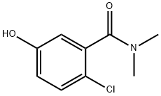 Benzamide, 2-chloro-5-hydroxy-N,N-dimethyl- Structure