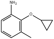 Benzenamine, 2-(cyclopropyloxy)-3-methyl- Structure