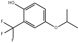 4-(Propan-2-yloxy)-2-(trifluoromethyl)phenol Structure