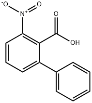 [1,1'-Biphenyl]-2-carboxylic acid, 3-nitro- Structure