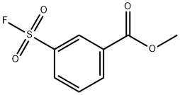 Benzoic acid, 3-(fluorosulfonyl)-, methyl ester Structure