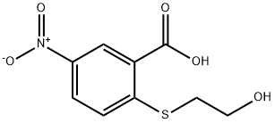 2-[(2-hydroxyethyl)sulfanyl]-5-nitrobenzoic acid 구조식 이미지